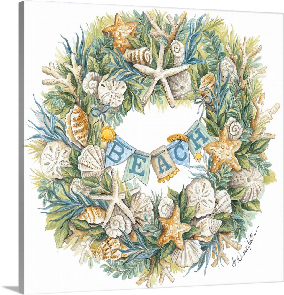 Coastal Beach Wreath
