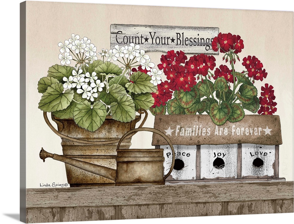 Count Your Blessings Geraniums