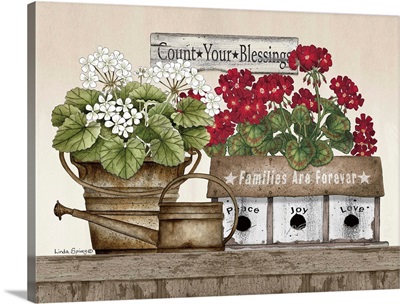 Count Your Blessings Geraniums
