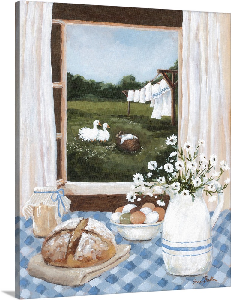 Country Kitchen View