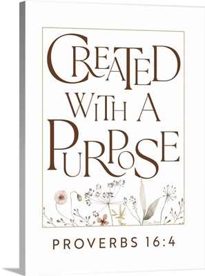 Created With A Purpose