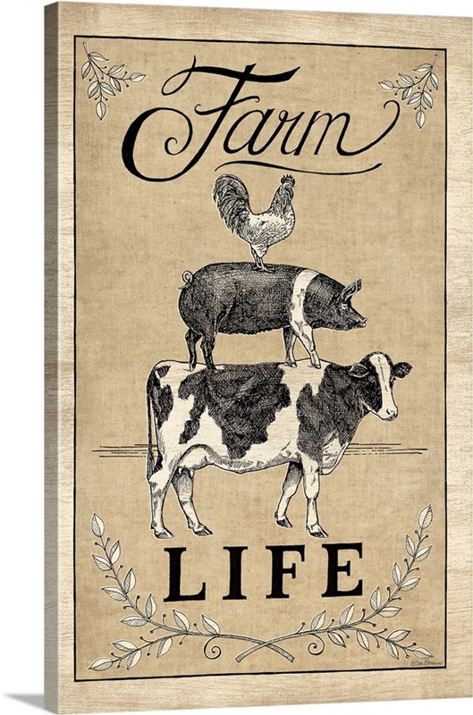 Farm Life Wall Art, Canvas Prints, Framed Prints, Wall Peels Great