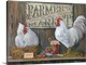 image thumbnail of Two white chickens with berries and jam and a sign reading "Farmer's Market."