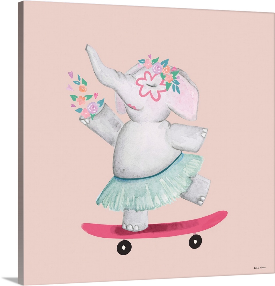 Flower Power Elephant