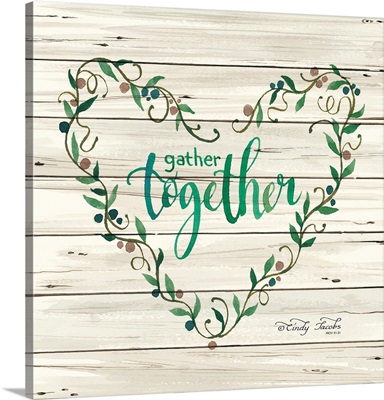 Gather Together Heart Wreath