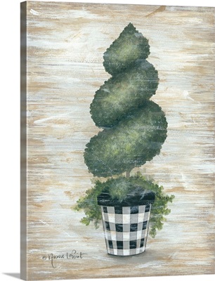 Gingham Topiary Spiral