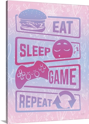 Girly Eat, Sleep, Game, Repeat