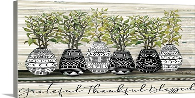 Grateful Mud Cloth Vase