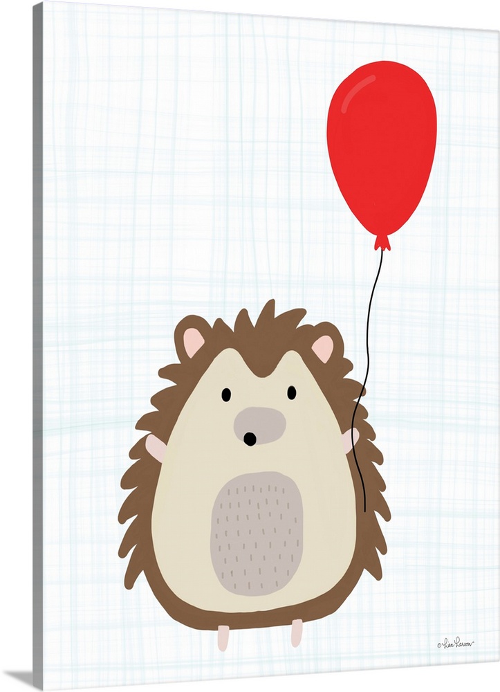 Hedgehog with Balloon