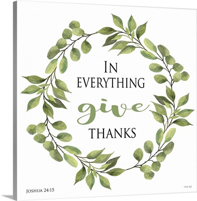 In Everything Give Thanks Wreath
