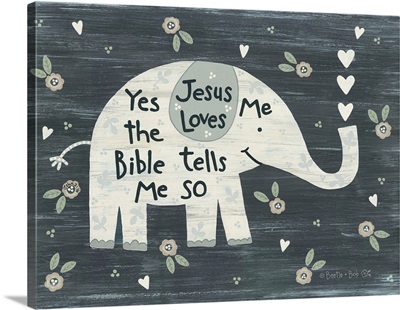 Jesus Loves Me Elephant