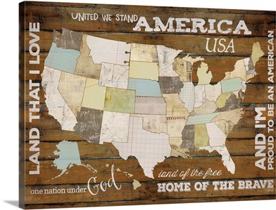 Land That I Love, USA Map