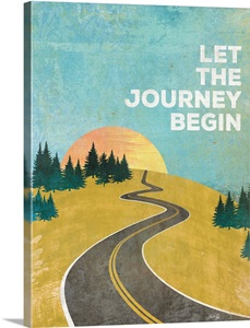 Let the Journey Begin Wall Art, Canvas Prints, Framed Prints, Wall