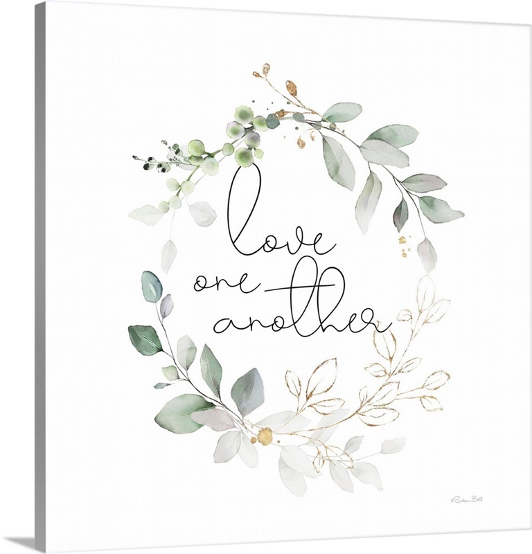 Love One Another Wall Art, Canvas Prints, Framed Prints, Wall Peels