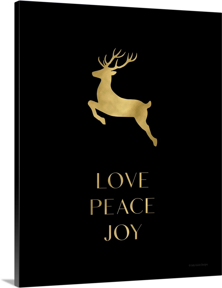 Love, Peace, Joy Reindeer