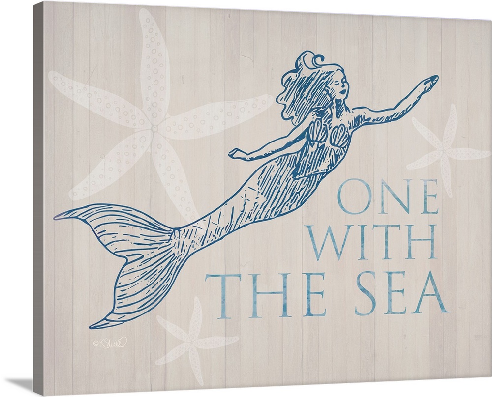Mermaid At One with the See