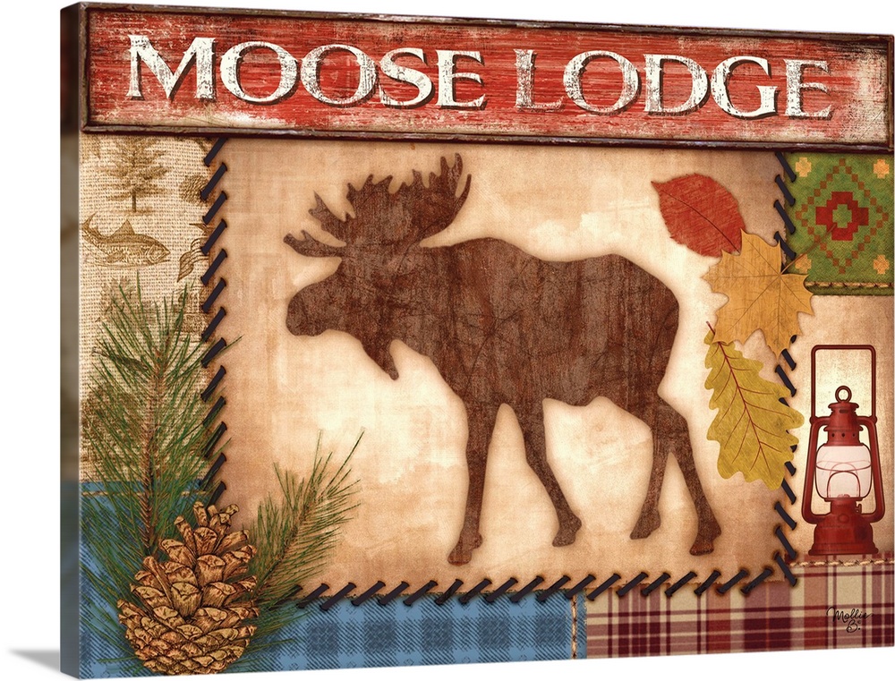 Cabin decor artwork perfect for roughing it in the woods.