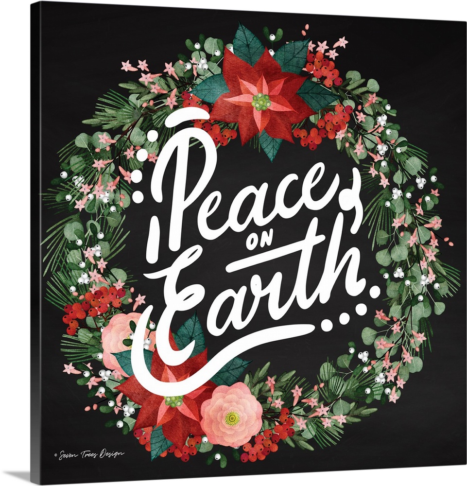 Peace on Earth Wreath