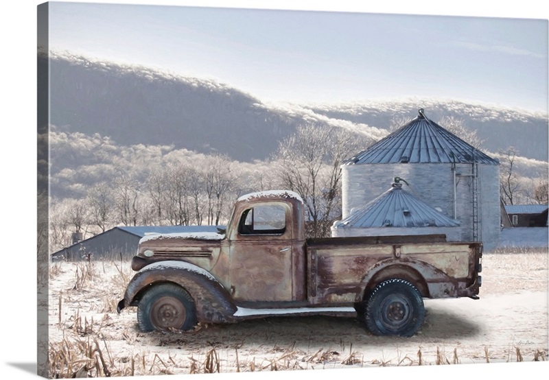 Rustic Winter Farm Wall Art, Canvas Prints, Framed Prints, Wall Peels