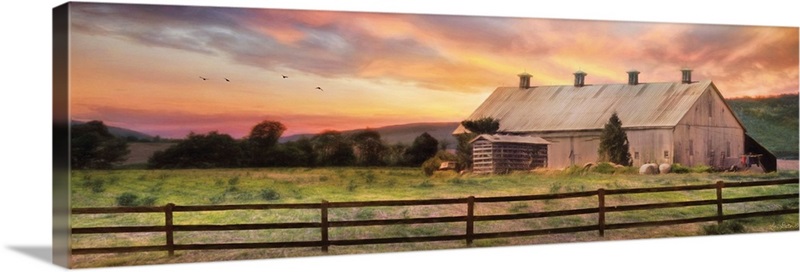 Sunset in the Valley | Great Big Canvas