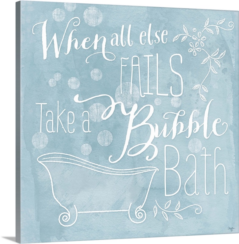 Take a Bubble Bath Wall Art, Canvas Prints, Framed Prints, Wall Peels