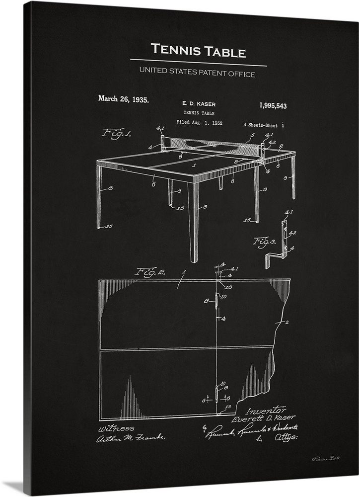 Tennis Table Patent
