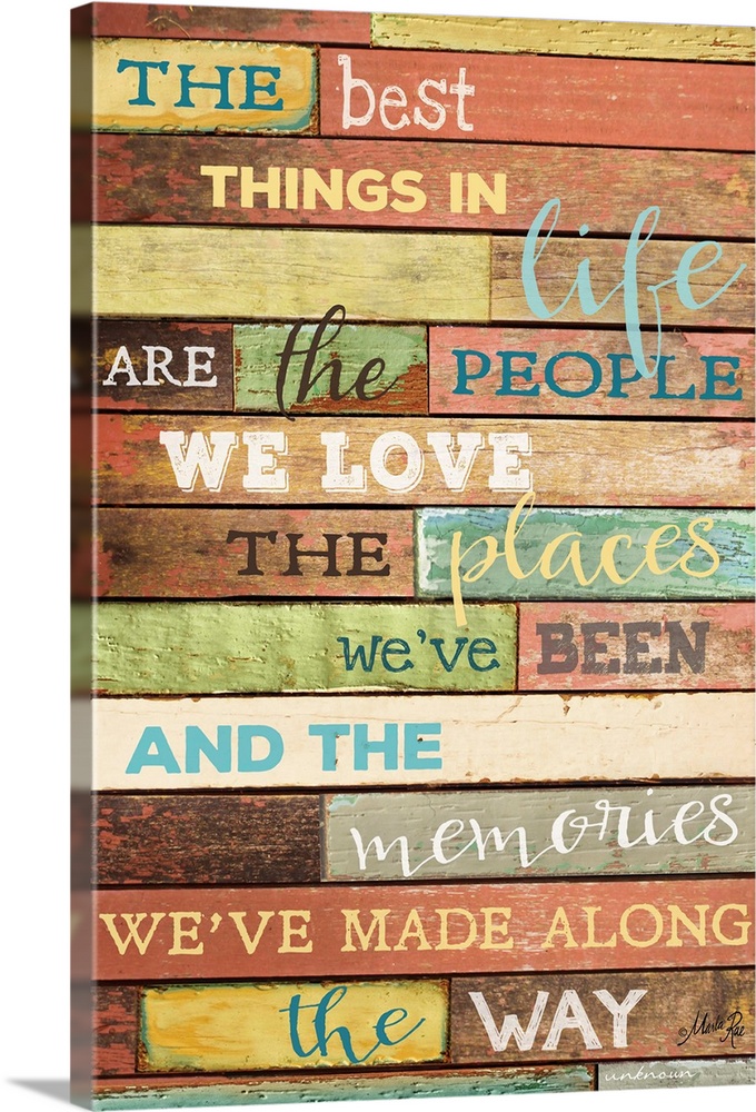 The Best Things Wall Art, Canvas Prints, Framed Prints, Wall Peels ...