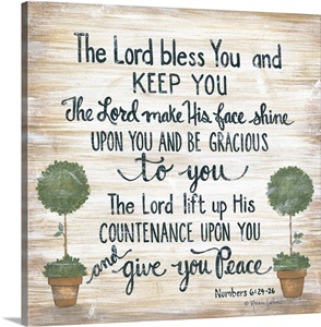 The Lord Bless You Wall Art, Canvas Prints, Framed Prints, Wall Peels ...