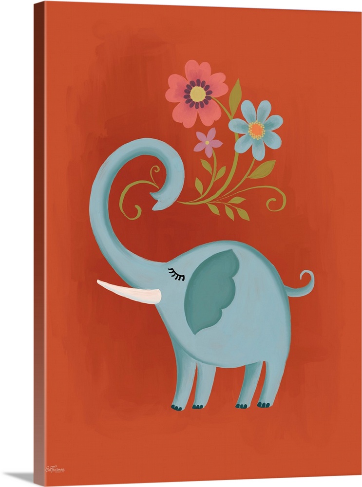 Trunk Full Of Flowers