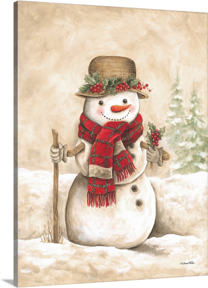 Vintage Snowman II
