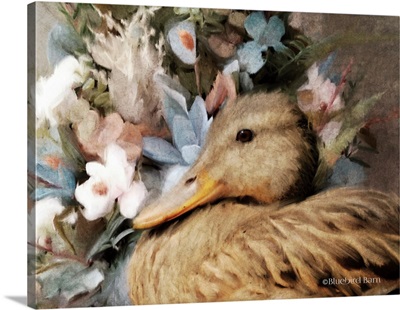 Woodland Duck Floral Portrait