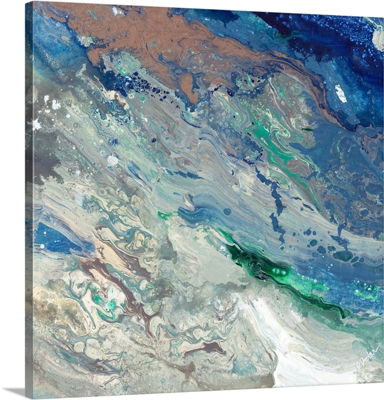 Aqua Flow II | Great Big Canvas