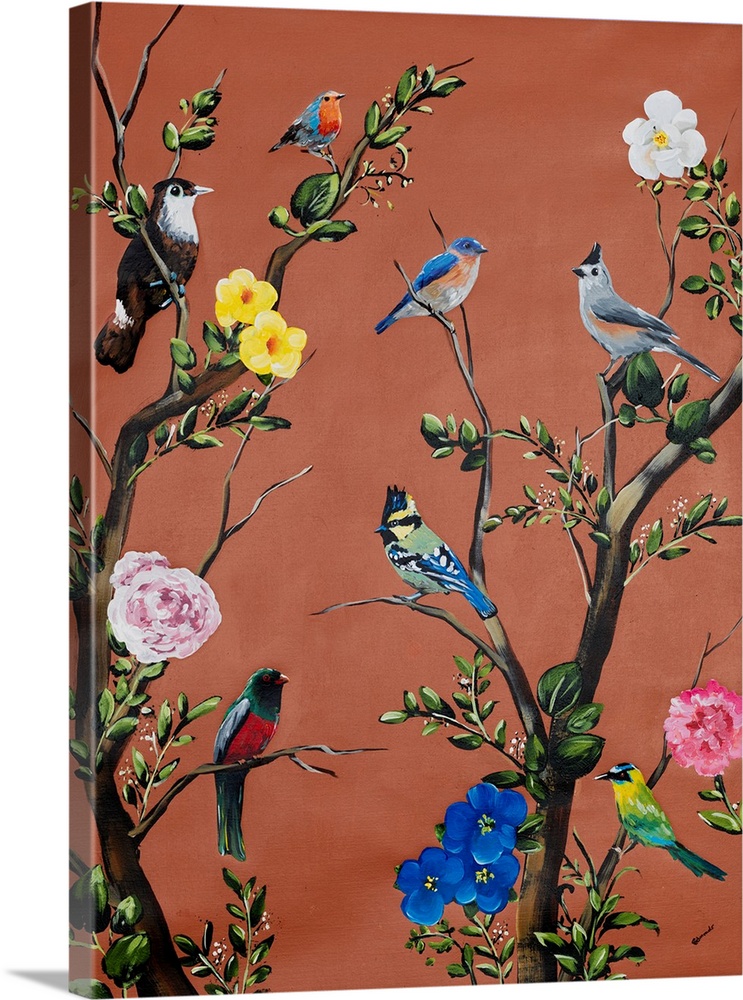 Birds And Bloom I