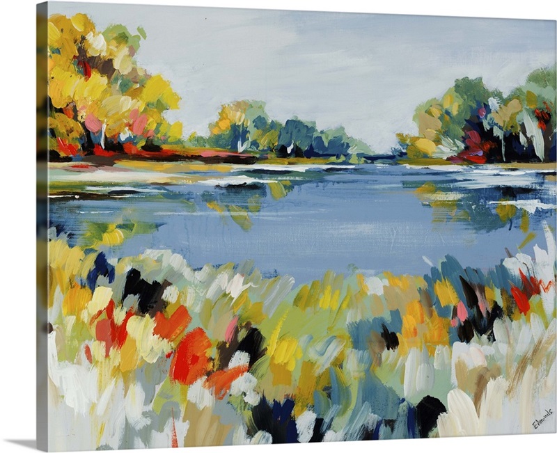 Blue Valley View II Great Big Canvas