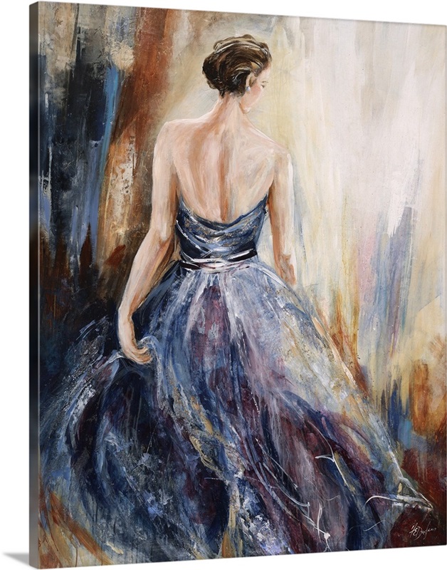 Lady in Blue | Great Big Canvas