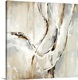 image thumbnail of A flowing, feminine abstract in neutral shades of cream with tan and grey accents. It is contemporary in style, but could ...