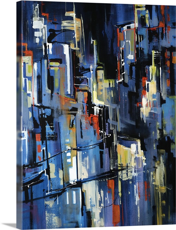 Night Lights Great Big Canvas