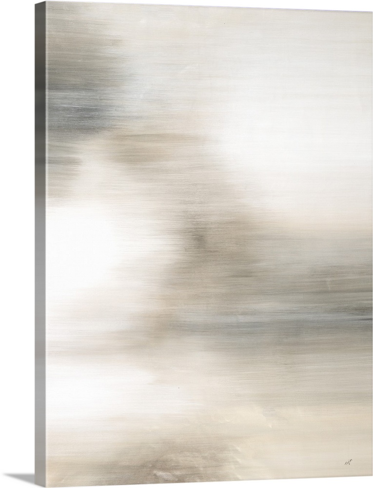 Soft abstract art in neutral colors.