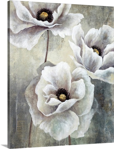 White Poppies Wall Art, Canvas Prints, Framed Prints, Wall Peels ...