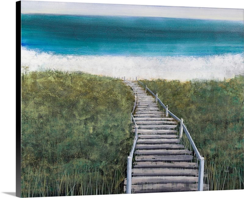 Wooden Boardwalk Wall Art, Canvas Prints, Framed Prints, Wall Peels