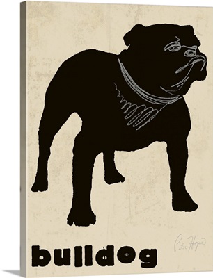 Black Bulldog Silhouette