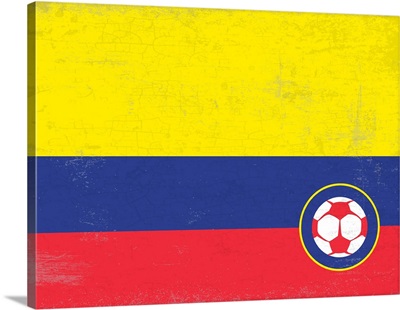 Soccer Flag, Columbia