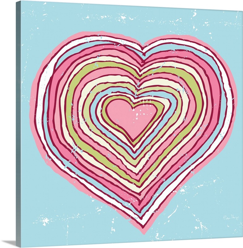 Valentine Heart Canvas – Artful Kids