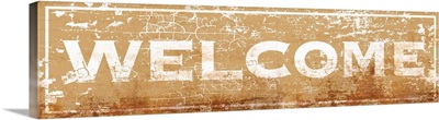 Vintage Welcome Trade Sign