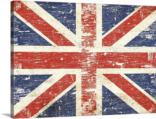 Worn Flag - Union Jack Wall Art, Canvas Prints, Framed Prints, Wall ...