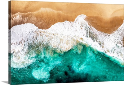 Aerial Summer - Golden Beach Sand