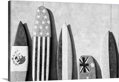 Black And White California Collection - Surf Boards