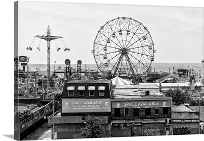 Black And White Manhattan Collection - Coney Island