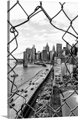 Black And White Manhattan Collection - Hole In The Fence