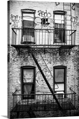 Black And White Manhattan Collection - New York Facade I